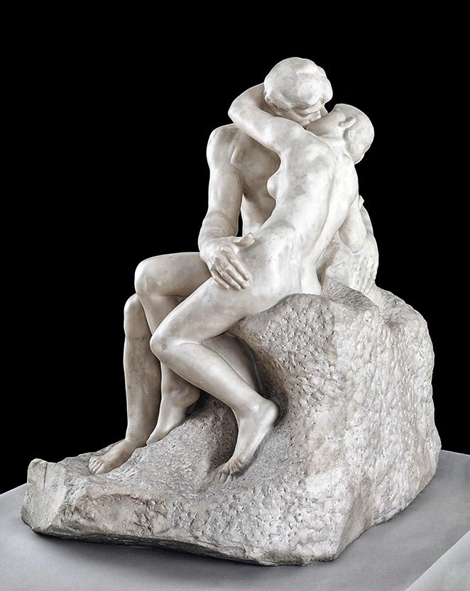 Auguste Rodin, „Pocałunek” (1901). (Fot. materiały prasowe Jules Richard © Musée Rodin, Agence photographique du musee Rodin – Jerome Manoukian, Tate modern)