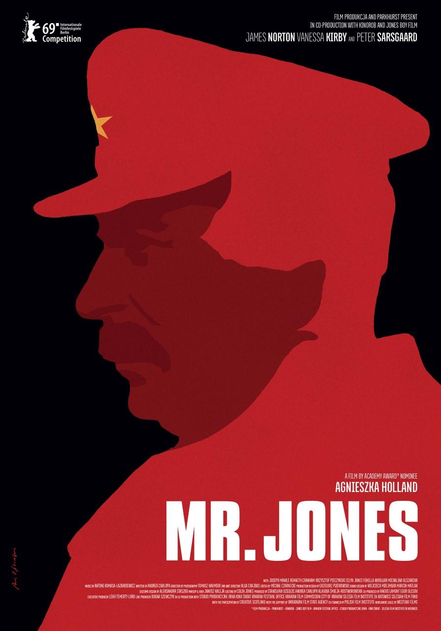 Andrzej Pągowski, plakat do filmu „Mr. Jones” („Obywatel Jones”), reż. Agnieszka Holland (2019),