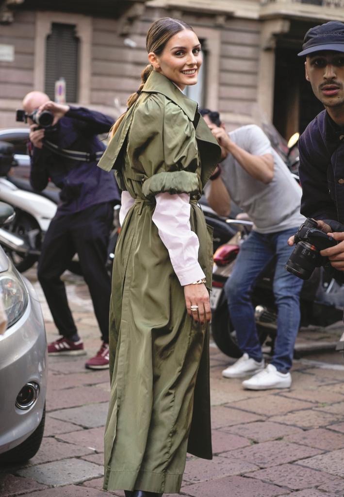 Olivia Palermo, amerykańska aktorka i modelka. Dzięki unikalnemu stylowi jest dziś wyrocznią w sprawach mody dla tysięcy kobiet na całym świecie. W 2021 założyła własną markę kosmetyków do makijażu. (Fot. Lucia Sabatelli/Action Press/Agencja Free)