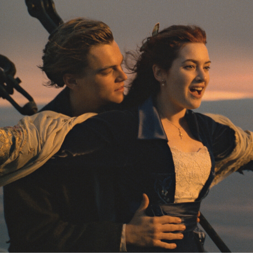 Leonardo DiCaprio i Kate Winslet w filmie „Titanic” (Fot. Filmstills/Forum)