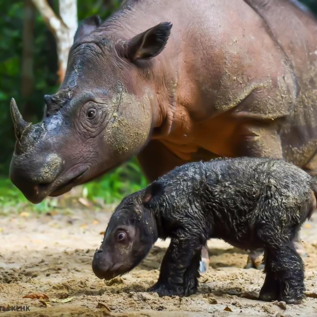 W marcu w Sanktuarium Nosorożców Sumatrzańskich w Parku Narodowym Way Kambas w Indonezji na świat przyszła samiczka nosorożca sumatrzańskiego. (Fot. iStock)