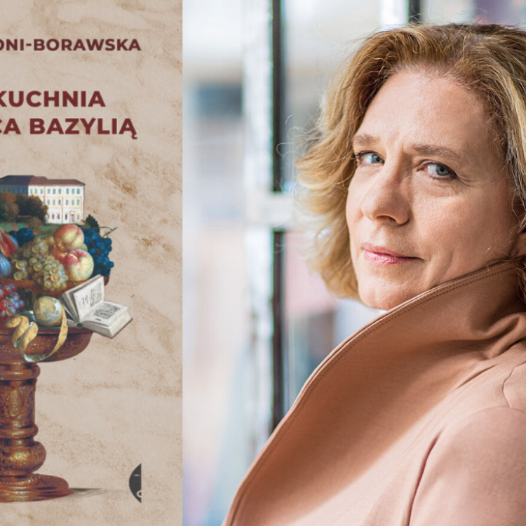 Tessa Capponi-Borawska i nowe wydanie jej książki „Moja kuchnia pachnąca bazylią”, wyd. Czarne (Fot. Antonina Samecka)