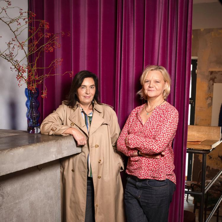 Ewa Moisan i Beata Blaibel, właścicielki restauracji Między Nami w Warszawie (Fot. Robby Cyron)