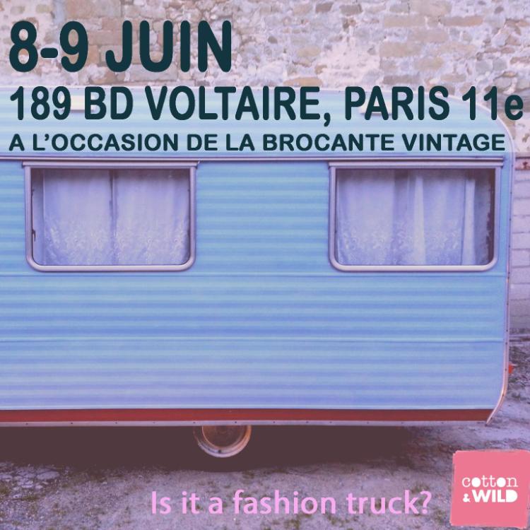 Facebook/Cotton & WILD - Le fashion truck