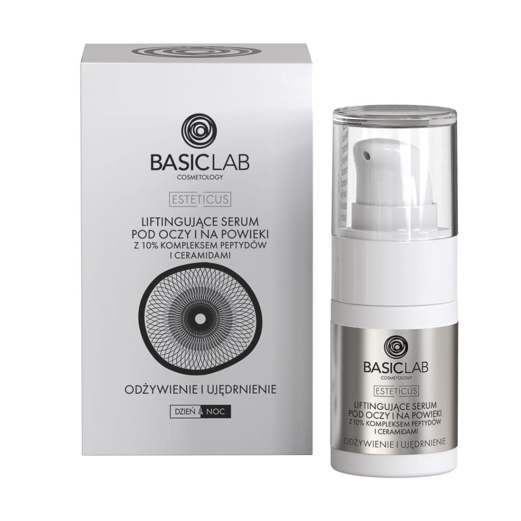 Liftingujące serum pod oczy i na powieki, Basiclab, cena: 124,90 zł/15 ml (Fot. materiały prasowe)