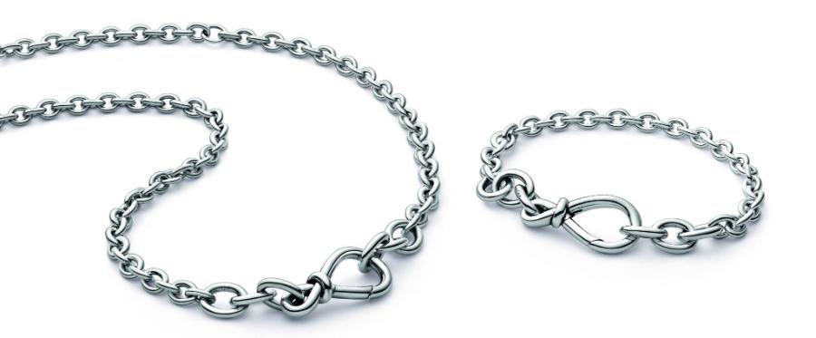  Pandora, łańcuszek z węzłem nieskończoności 599 zł, bransoletka z węzłem nieskończoności 399 zł