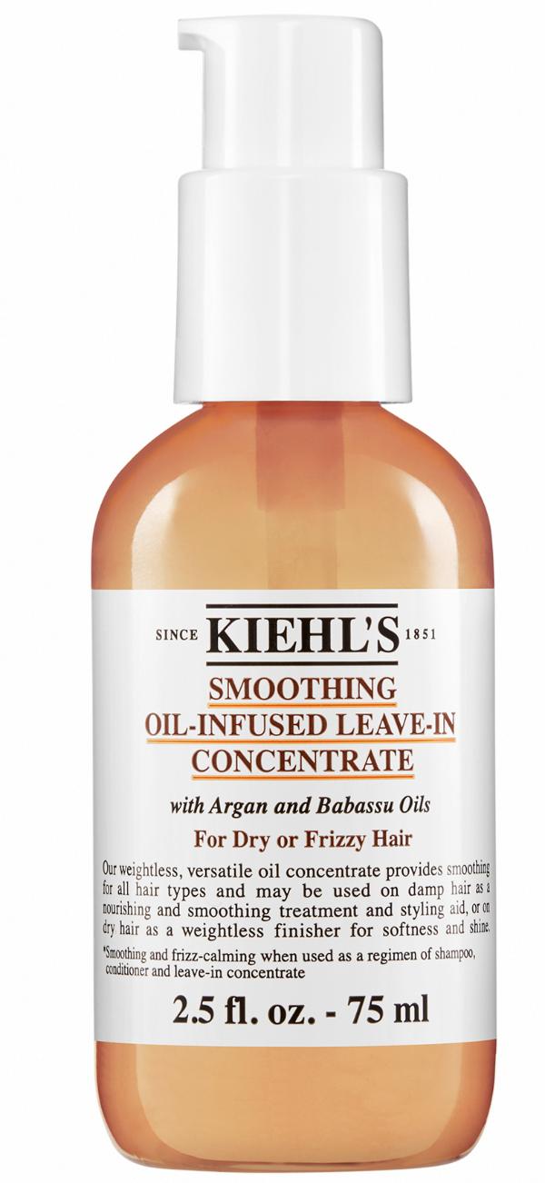 Kiehl’s Smoothing Oil-Infused Leave-In Concentrate, serum wygładzające do włosów