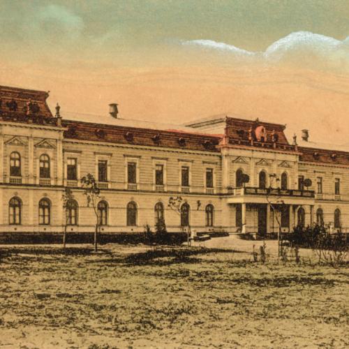 Uzdrowisko w Ciechocinku. Reprodukcja kartki pocztowej z ok. 1910. (Fot. Forum)