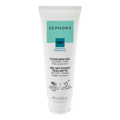 Sephora Collection, żel oczyszczający do mycia twarzy z prebiotykami, 49 zł/125 ml (Fot. materiały prasowe)