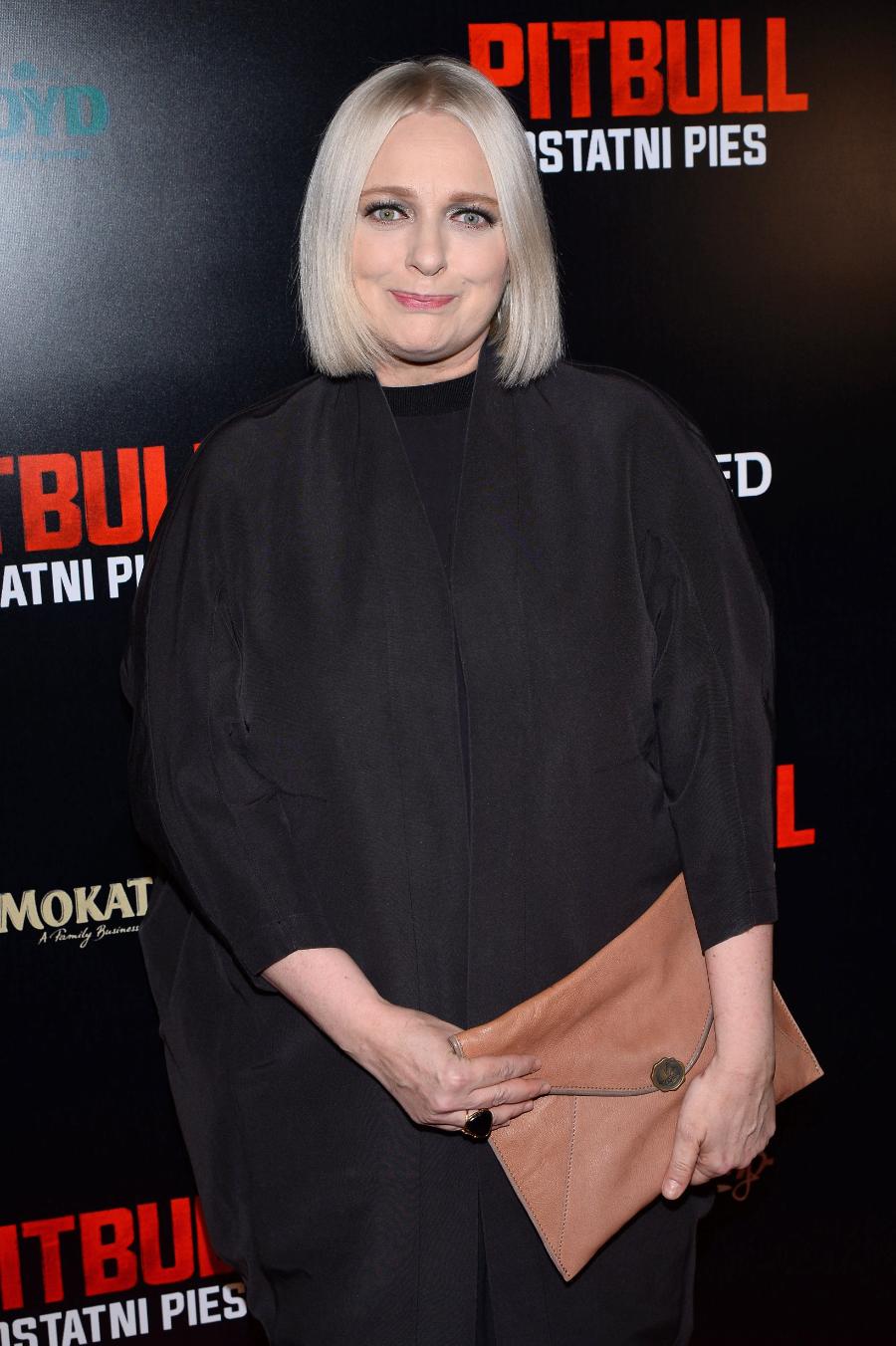 Katarzyna Nosowska podczas premiery filmu „Pitbull. Ostatni pies” w marcu 2018 roku (Fot. Radosław Nawrocki/Forum)