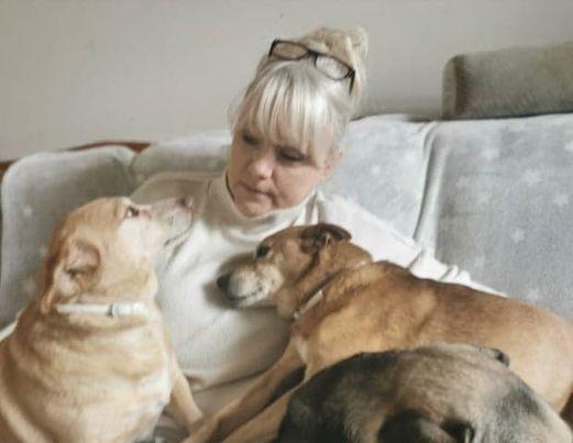 Ewa Gebert ze swoimi psami (Fot. materiały partnera)