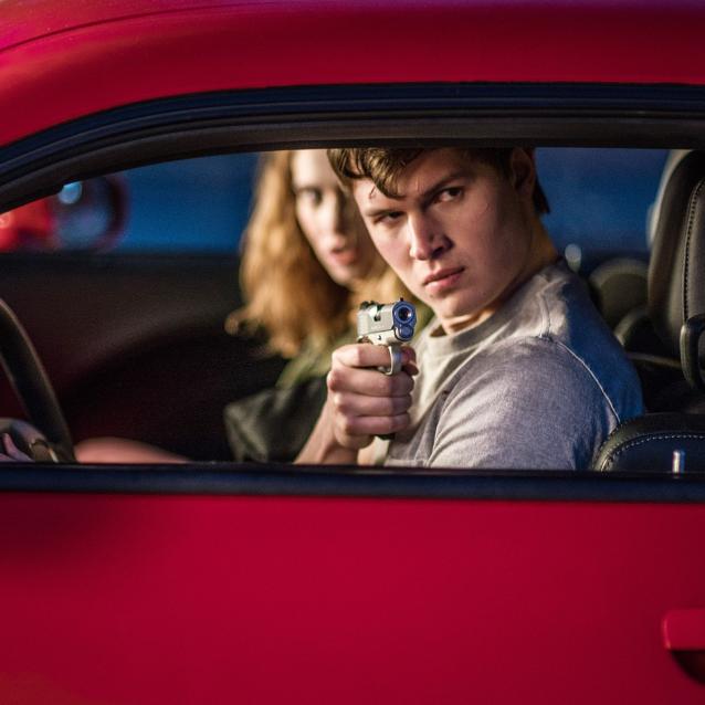 Ansel Elgort i Lily James w filmie „Baby driver”. (Fot. Image Capital Pictures/Film Stills/Forum)