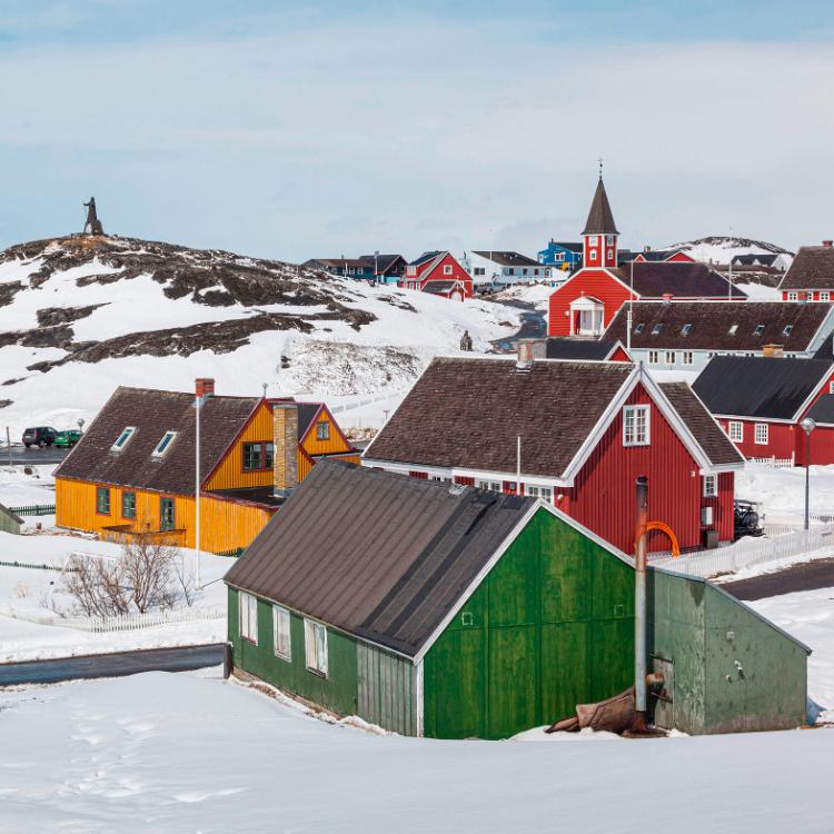 Nuuk, stolica i największe miasto Grenlandii (Fot. Forum)