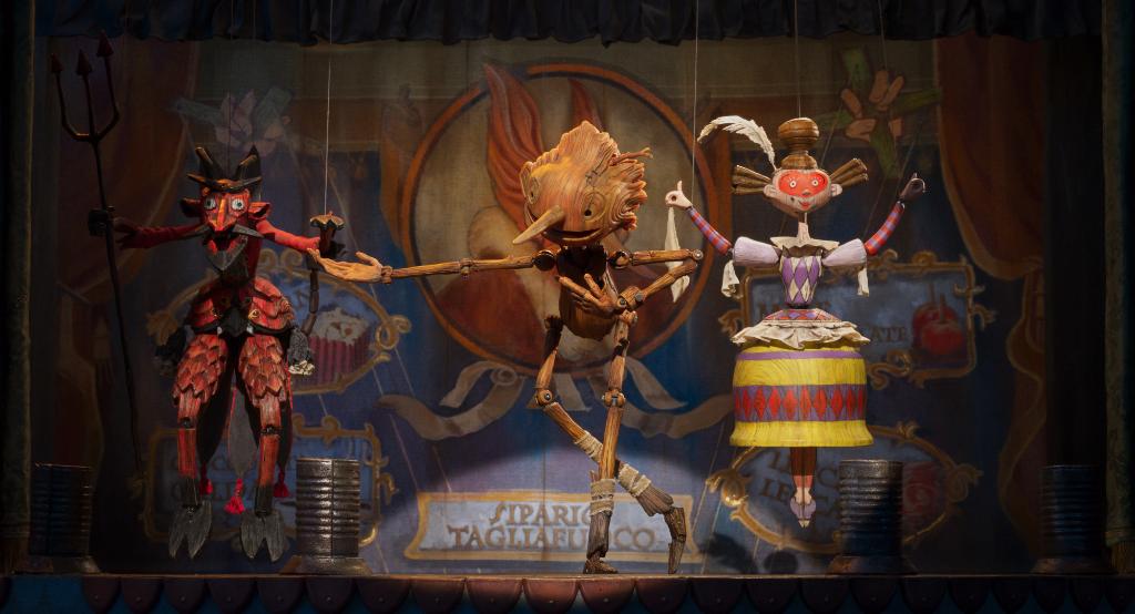 Kadr z filmu animowanego „Guillermo del Toro: Pinokio” (Fot. materiały prasowe)
