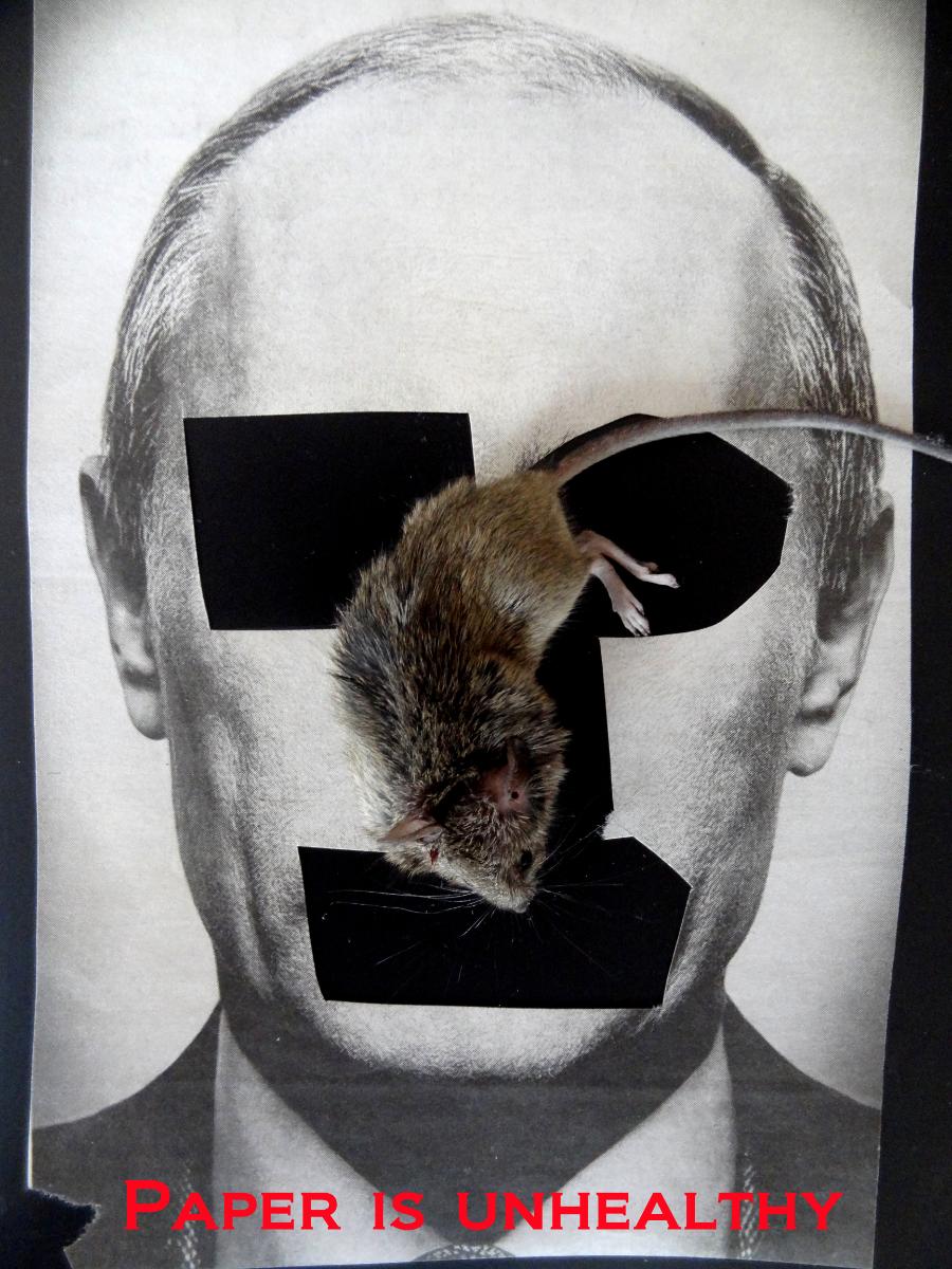 Stasys Eidrigevičius, „Paper is unhealthy”, 93 x 70 cm, digital print, 2014 (Fot. materiały prasowe)