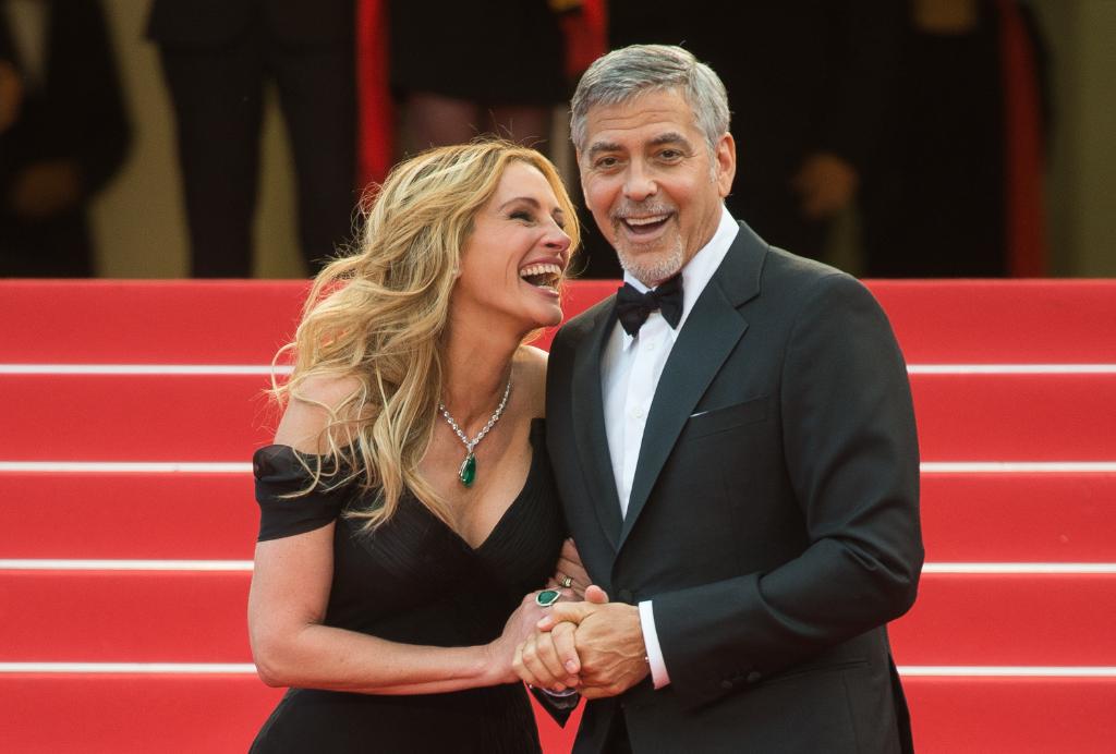 Julia Roberts i George Clooney na 69. Międzynarodowym Festiwalu Filmowym w Cannes (Fot. Samir Hussein/WireImage/Getty Images)