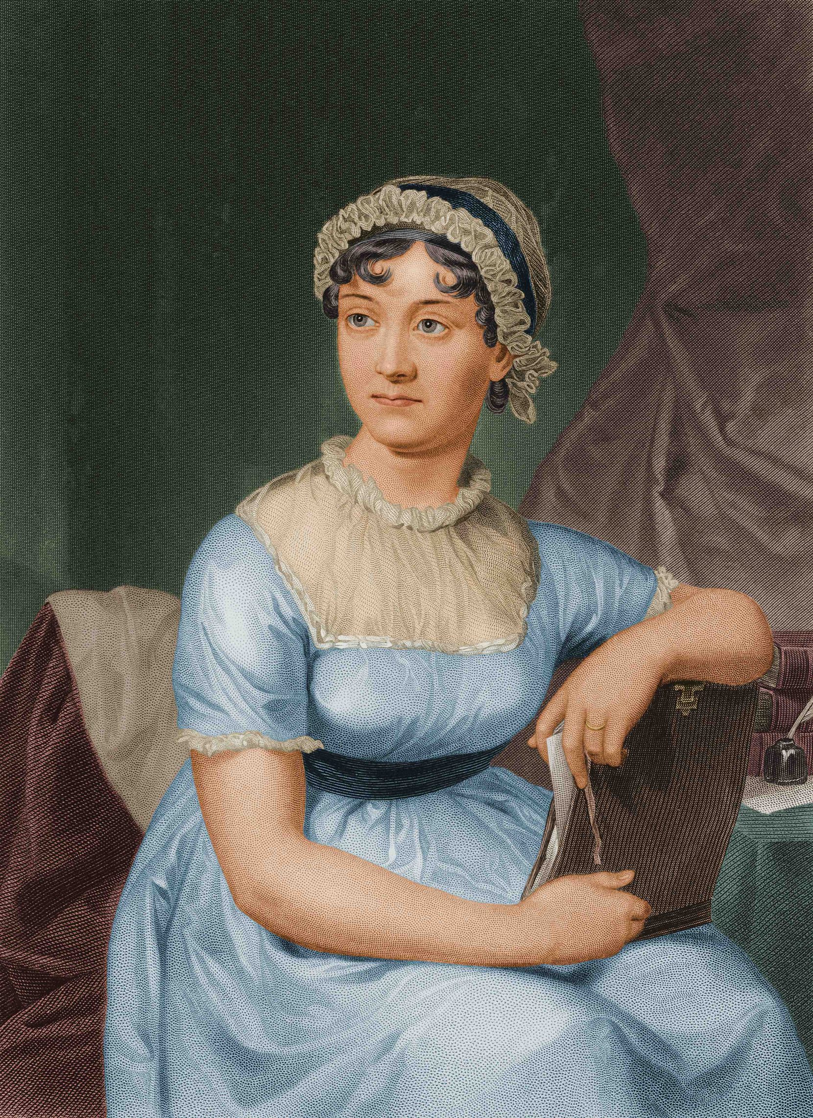 „Duma i uprzedzenie”, „Rozważna i romantyczna” czy „Emma” to nie tylko kultowe powieści dla kobiet, ale też antidotum na miłosne potyczki. Na zdjęciu: Jane Austen (Fot. Getty Images)