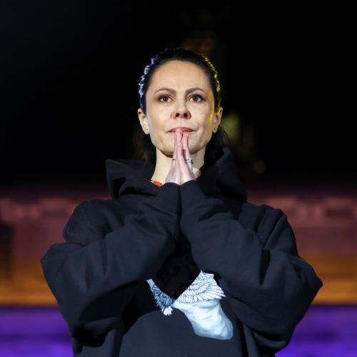 Natalia Kliczko na koncercie „Sound of Peace” w Berlinie. (Fot. Christian Mang/Reuters/Forum)