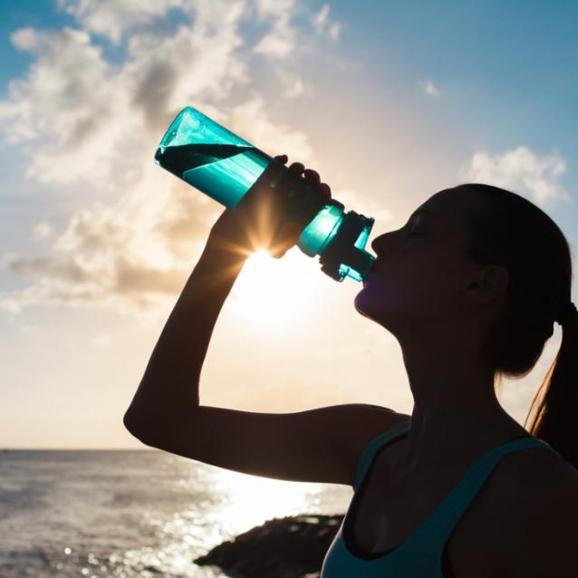 Aby zapewnić sobie odpowiednie nawodnienie, należy pić dziennie półtora litra płynów – najlepiej wody. (Fot. iStock)