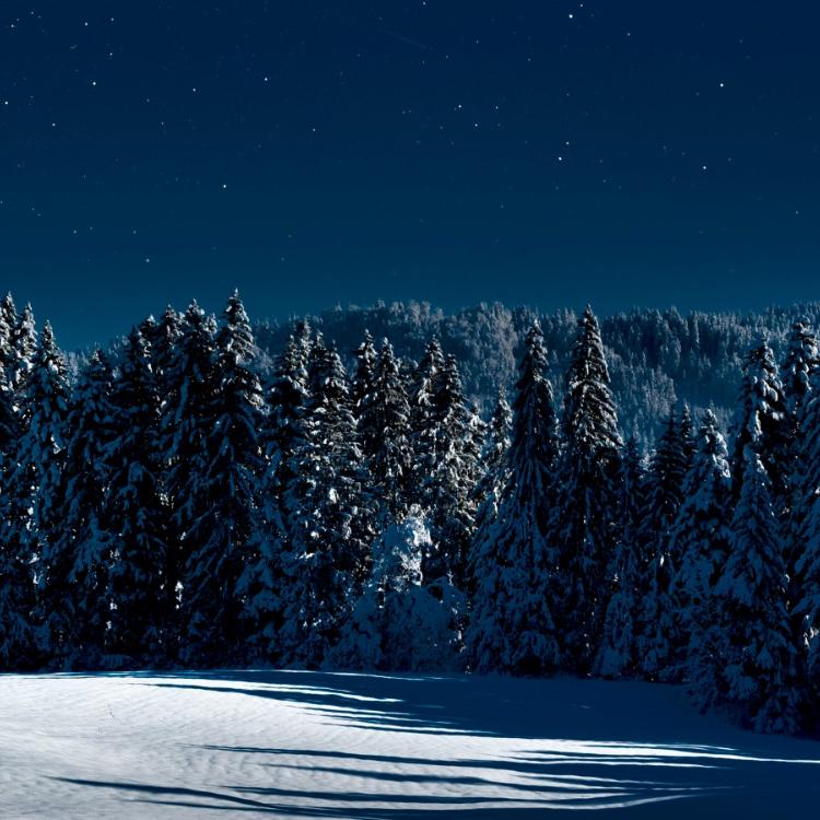 Zimny Księżyc pojawia się na niebie w momencie najgłębszej ciemności, kiedy dni są najkrótsze, a noce najdłuższe. (Fot. iStock)