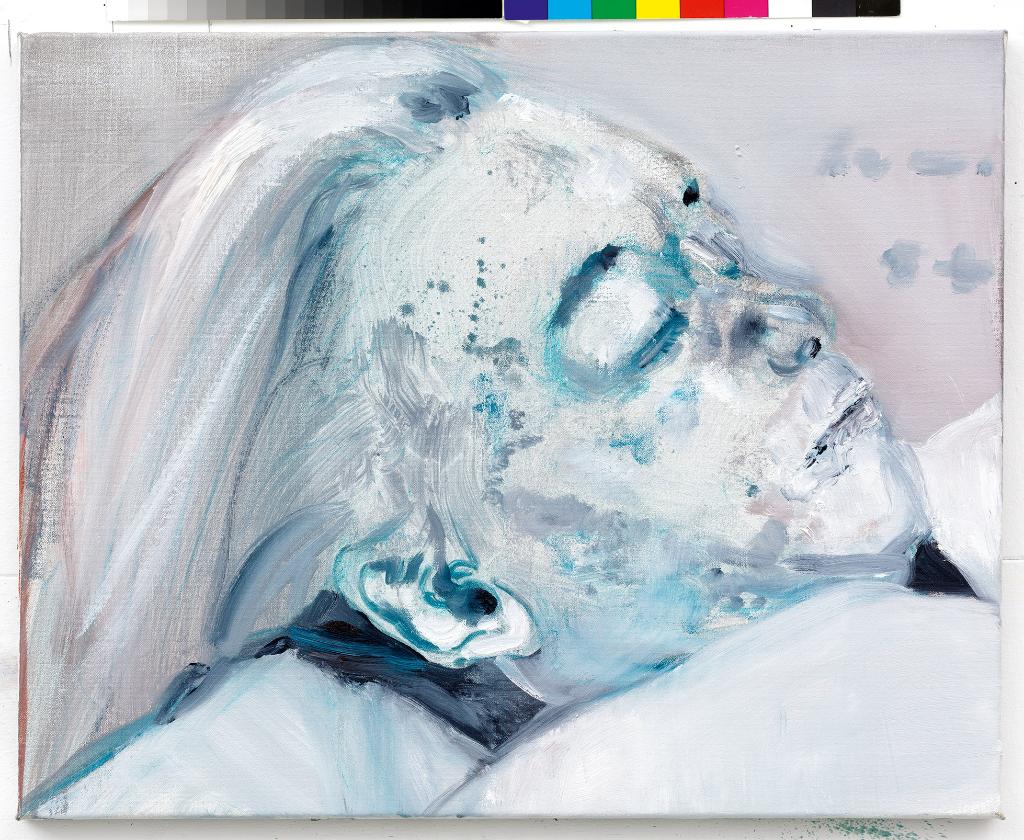 Niewielka praca „Dead Marilyn” (2008) powstała na podstawie fotografii z autopsji Monroe.