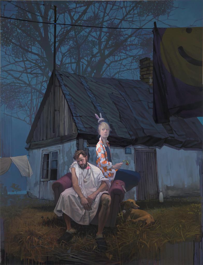 Przemysław Blejzyk (Sainer), „Waiting For Yesterday”, 250x180cm, 2015 (Fot. kolekcja prywatna)