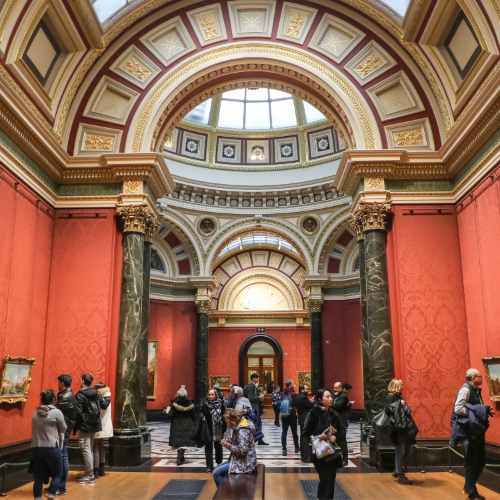 National Gallery w Londynie (Fot. Beata Zawrzel/NurPhoto/Getty Images)