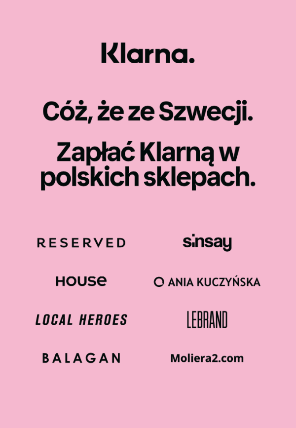 W kampanii „I cóż, że ze Szwecji. Zapłać Klarną w polskich sklepach” zdecydowały się wziąć udział marki: Reserved, Sinsay, House, Local Heroes, Ania Kuczyńska, LEBRAND, BALAGAN i Moliera2. (Fot. materiały prasowe)
