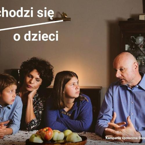 Fot. materiały prasowe kampanii „Rozchodzi się o dzieci”.