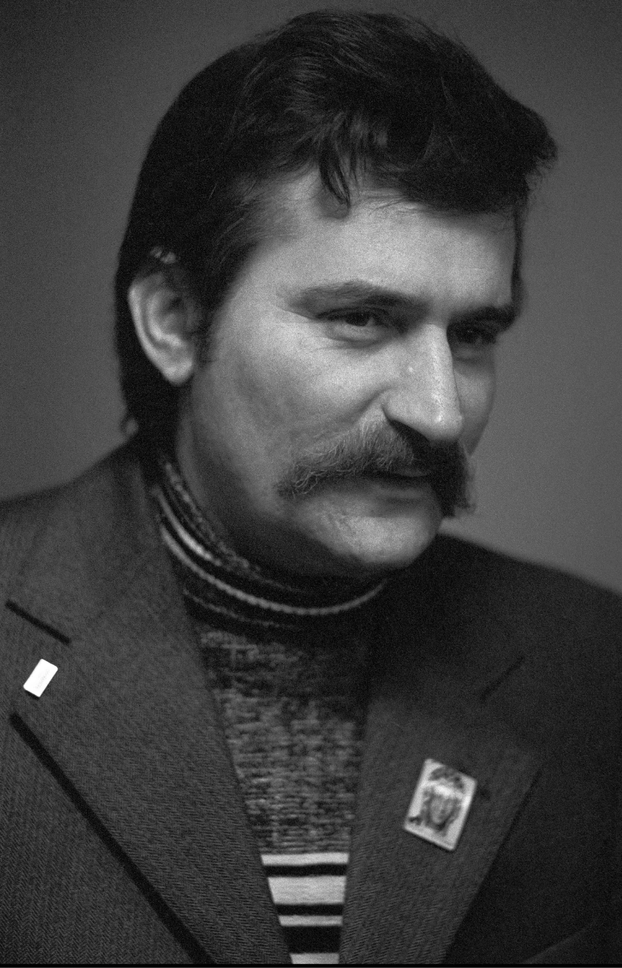 Polscy nobliści: Lech Wałęsa (Fot. Chuck Fishman/Getty Images)