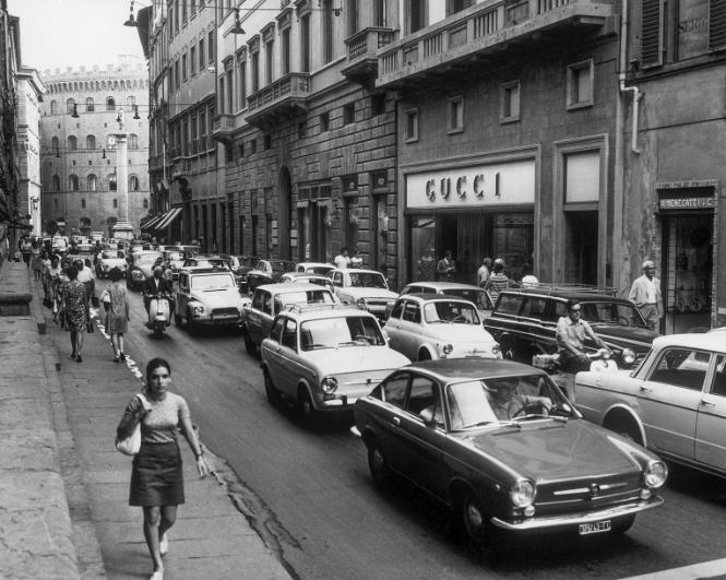 Butik Gucci na via Tornabuoni (Florencja, 1969) (Fot. Getty Images)