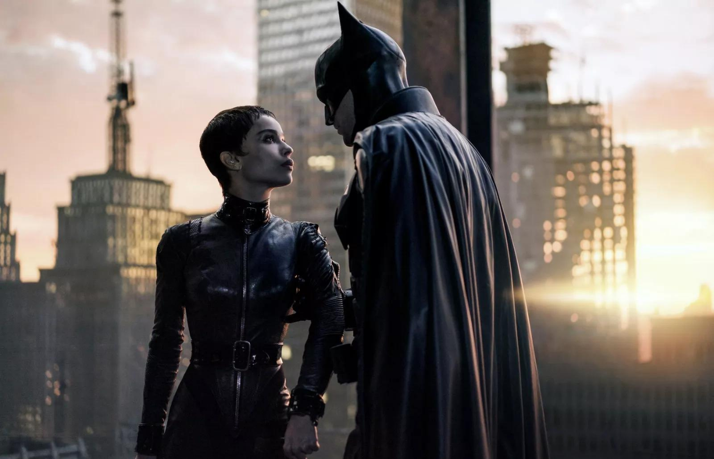 Zoë Kravitz i Robert Pattinson w filmie „Batman” (Fot. materiały prasowe)