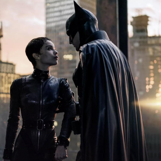 Zoë Kravitz i Robert Pattinson w filmie „Batman” (Fot. materiały prasowe)