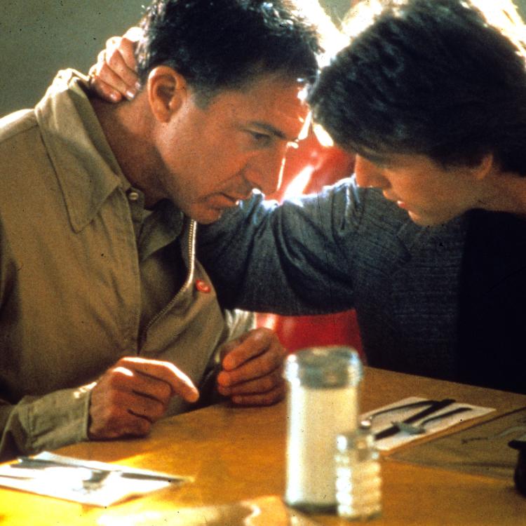 Dustin Hoffman i Tom Cruise – kadr z filmu „Rain Man” (Fot. Bridgeman Images – RDA/Forum)
