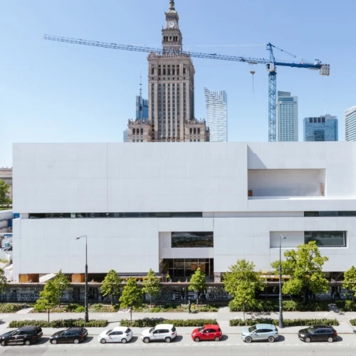 Oficjalnie otwarcie przestrzeni nowego Muzeum Sztuki Nowoczesnej w Warszawie zaplanowano na jesień 2024 roky. (Fot. Marta Ejsmont/materiały prasowe MSN)