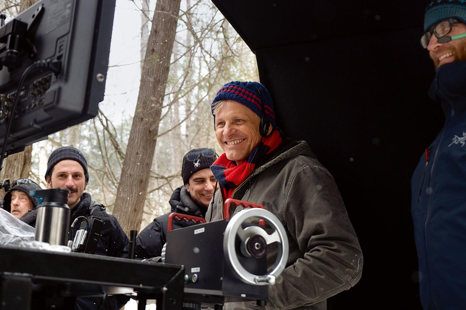 Viggo Mortensen na planie filmu „Jeszcze jest czas” (Fot. M2Films)